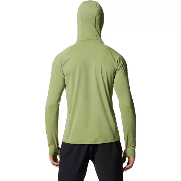 imageMountain Hardwear Mens Mountain Stretch Hoody for Hiking Casual Camping and BackpackingLight Cactus