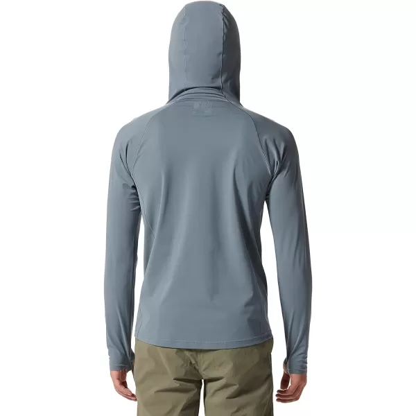imageMountain Hardwear Mens Mountain Stretch Hoody for Hiking Casual Camping and BackpackingLight Storm