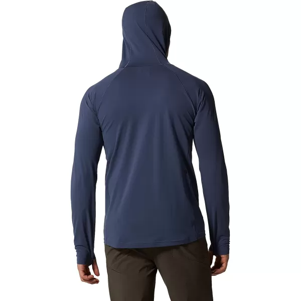 imageMountain Hardwear Mens Mountain Stretch Hoody for Hiking Casual Camping and BackpackingZinc