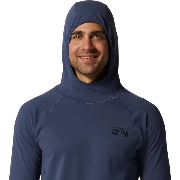 imageMountain Hardwear Mens Mountain Stretch Hoody for Hiking Casual Camping and BackpackingZinc