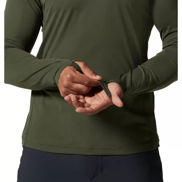 imageMountain Hardwear Mens Mountain Stretch Long SleeveSurplus Green