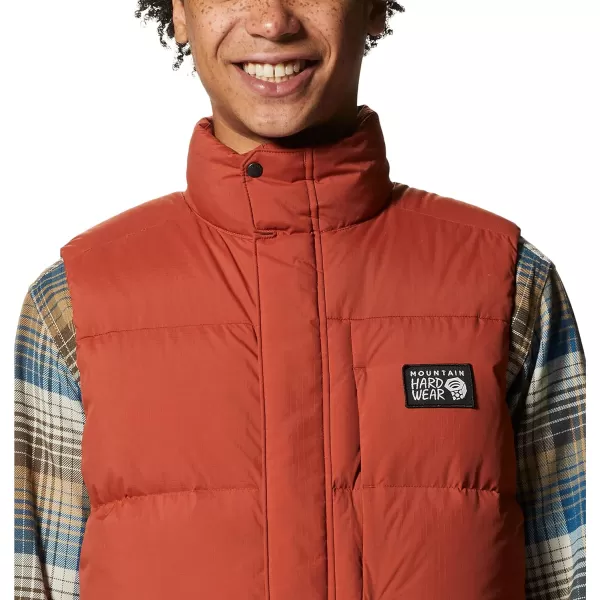 imageMountain Hardwear Mens Nevadan Down Vest for Camping Travel and Everyday Wear  Durable and InsulatedDark Copper