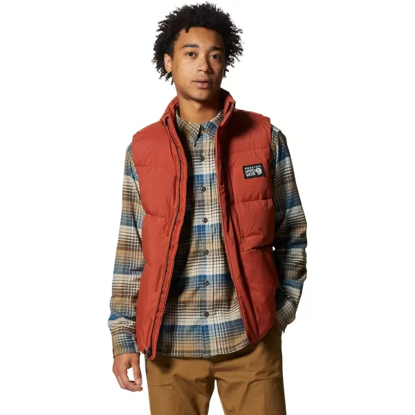 imageMountain Hardwear Mens Nevadan Down Vest for Camping Travel and Everyday Wear  Durable and InsulatedDark Copper