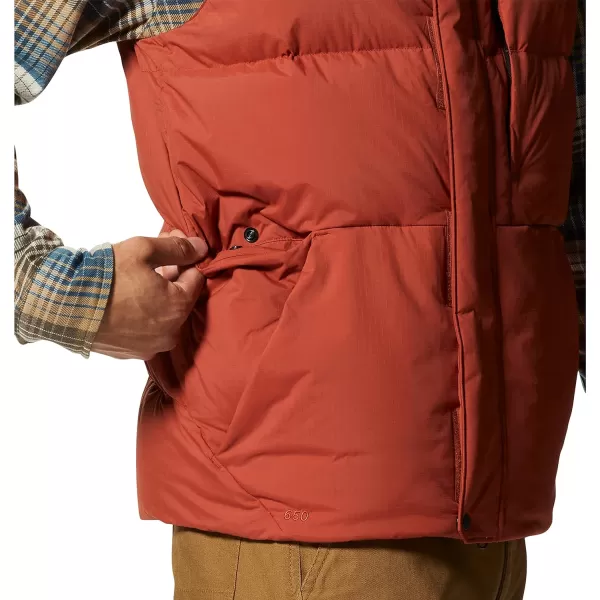 imageMountain Hardwear Mens Nevadan Down Vest for Camping Travel and Everyday Wear  Durable and InsulatedDark Copper