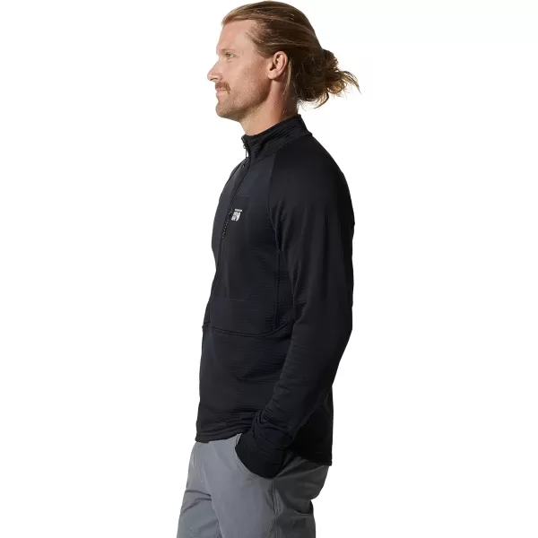 imageMountain Hardwear Mens Polartec Power Grid Half Zip JacketBlack