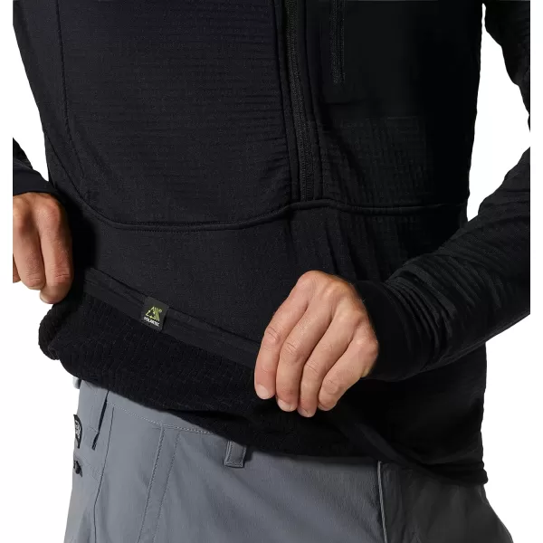 imageMountain Hardwear Mens Polartec Power Grid Half Zip JacketBlack