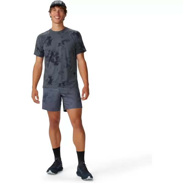imageMountain Hardwear Mens Shade Lite ShortBlue Slate Nebula Print