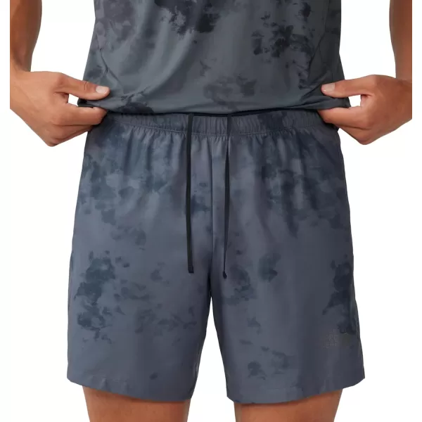 imageMountain Hardwear Mens Shade Lite ShortBlue Slate Nebula Print