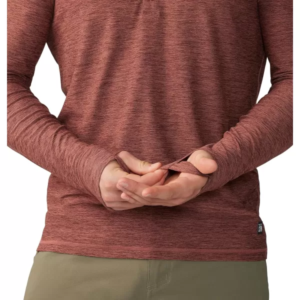 imageMountain Hardwear Mens Standard Chill Action HoodyClay Earth Heather