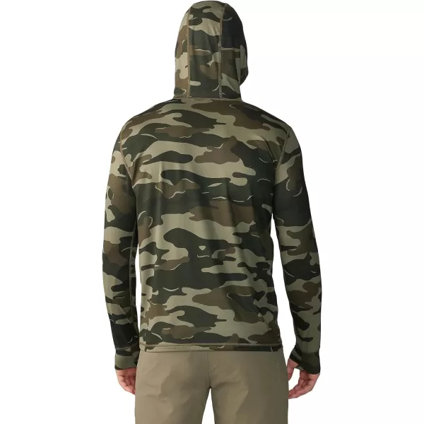 imageMountain Hardwear Mens Standard Chill Action HoodyDark Pine Trees Camo Print
