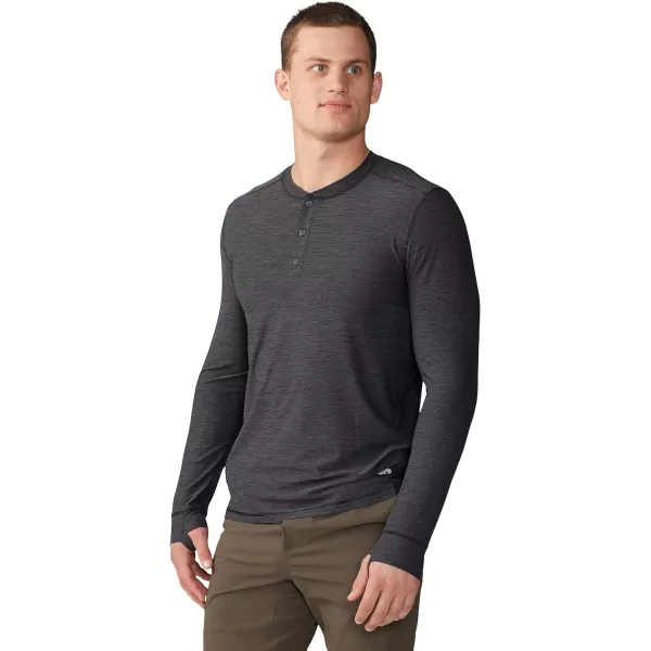 imageMountain Hardwear Mens Standard Chill Action Ls CrewBlack Heather