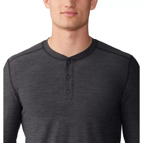 imageMountain Hardwear Mens Standard Chill Action Ls CrewBlack Heather