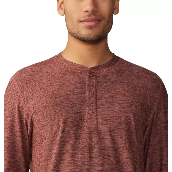 imageMountain Hardwear Mens Standard Chill Action Ls CrewClay Earth Heather