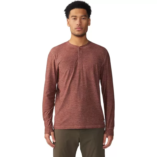 imageMountain Hardwear Mens Standard Chill Action Ls CrewClay Earth Heather