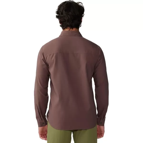 imageMountain Hardwear Mens Standard Trail Sender Long SleeveCarob  Dark Storm