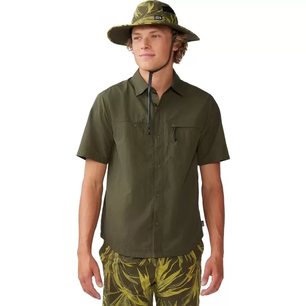 imageMountain Hardwear Mens Stryder Short Sleeve ShirtDark Pine