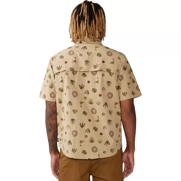 imageMountain Hardwear Mens Stryder Short Sleeve ShirtMoab Tan Scorpion Print