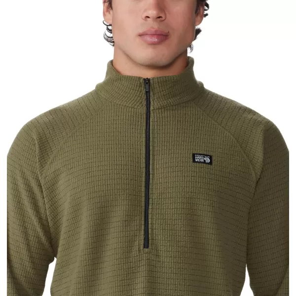 imageMountain Hardwear Mens Summit Grid 12 ZipCombat Green