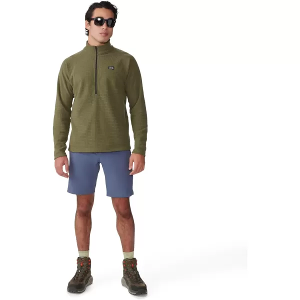 imageMountain Hardwear Mens Summit Grid 12 ZipCombat Green