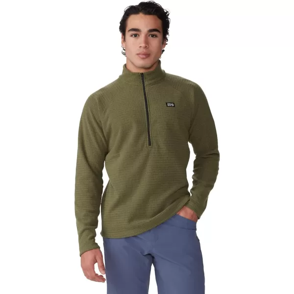 imageMountain Hardwear Mens Summit Grid 12 ZipCombat Green