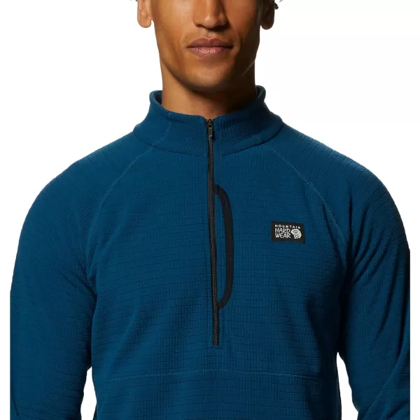 imageMountain Hardwear Mens Summit Grid Half ZipDark Caspian