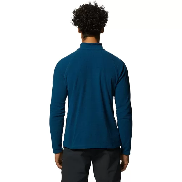 imageMountain Hardwear Mens Summit Grid Half ZipDark Caspian