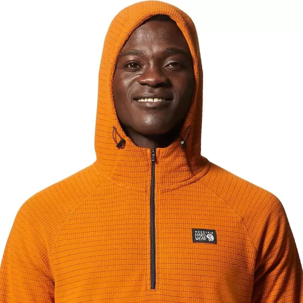 imageMountain Hardwear Mens Summit Grid HoodyBright Copper