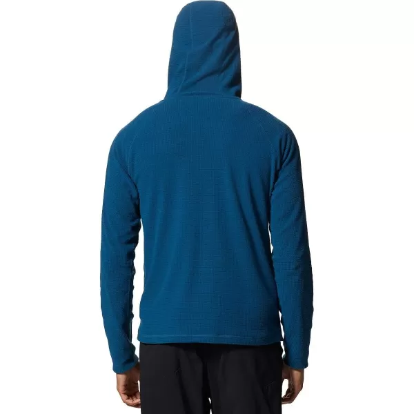 imageMountain Hardwear Mens Summit Grid HoodyDark Caspian