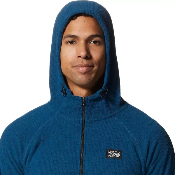 imageMountain Hardwear Mens Summit Grid HoodyDark Caspian