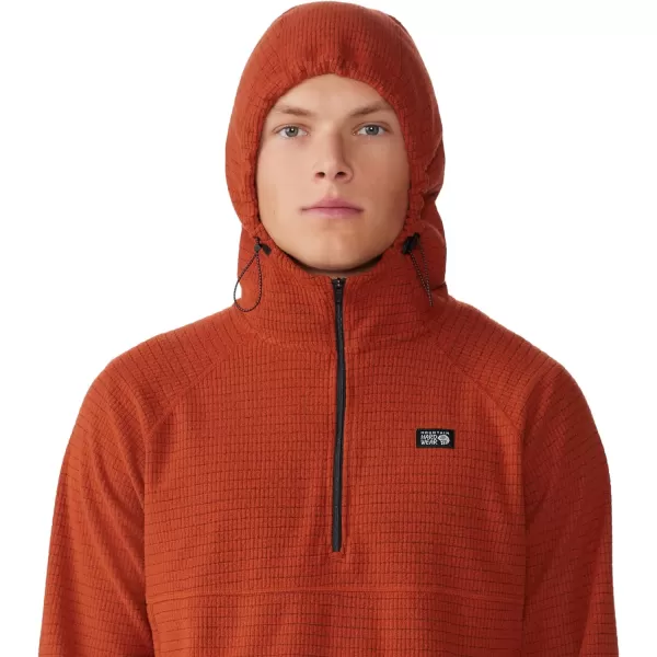 imageMountain Hardwear Mens Summit Grid HoodyDark Copper