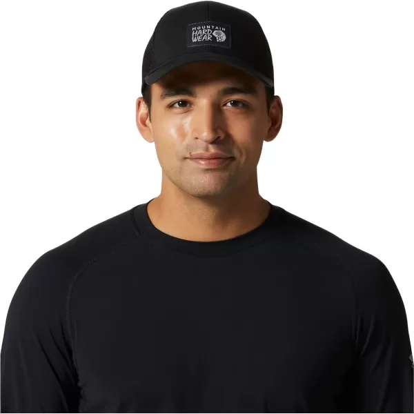 imageMountain Hardwear Unisex MHW Logo Trucker Hat for Casual Travel Outdoors and EverydayBlack
