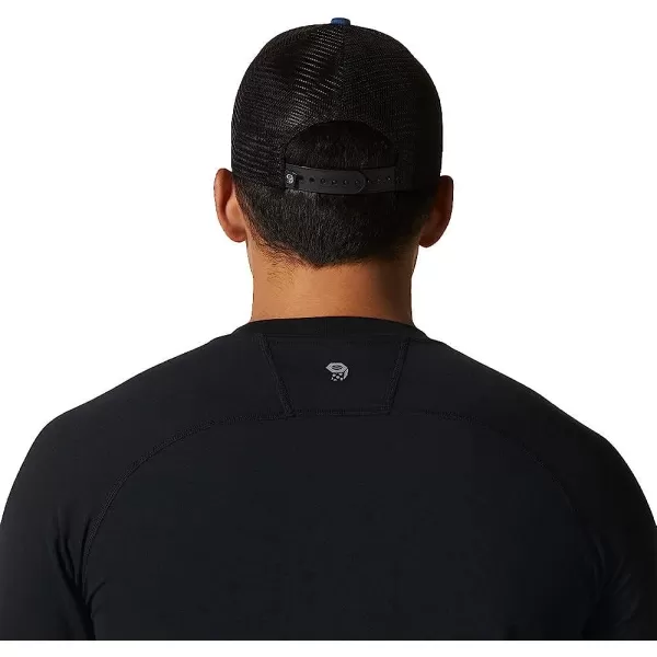 imageMountain Hardwear Unisex MHW Logo Trucker Hat for Casual Travel Outdoors and EverydayBlue Horizon