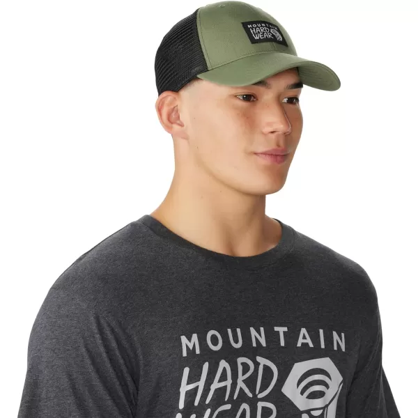 imageMountain Hardwear Unisex MHW Logo Trucker Hat for Casual Travel Outdoors and EverydayCombat Green