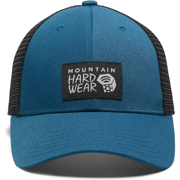 imageMountain Hardwear Unisex MHW Logo Trucker Hat for Casual Travel Outdoors and EverydayDark Caspian