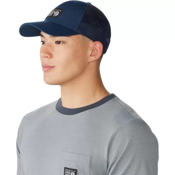 imageMountain Hardwear Unisex MHW Logo Trucker Hat for Casual Travel Outdoors and EverydayHardwear Navy