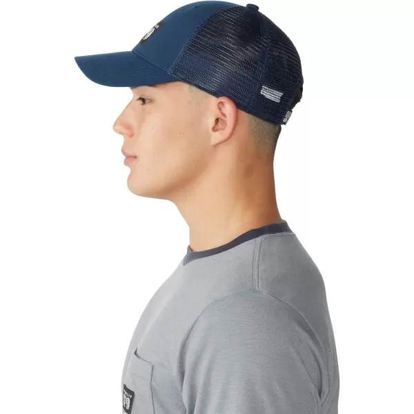 imageMountain Hardwear Unisex MHW Logo Trucker Hat for Casual Travel Outdoors and EverydayHardwear Navy