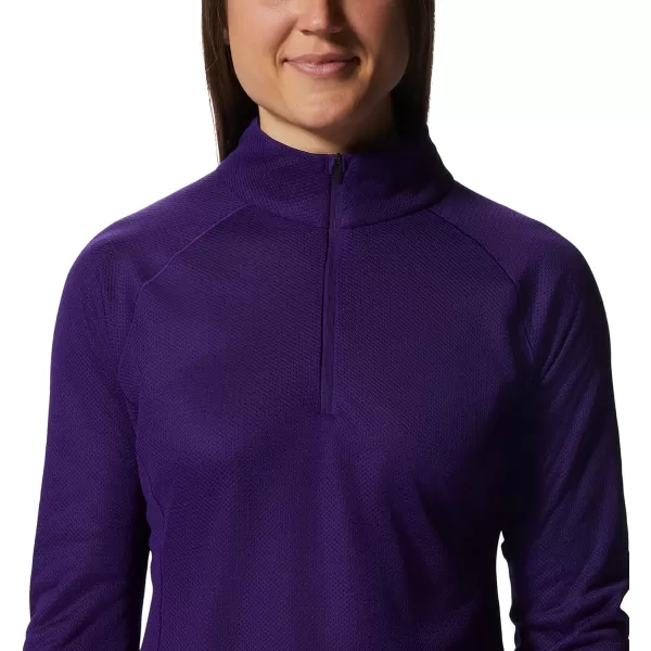 imageMountain Hardwear Womens Airmesh 12 Zip Jacket for Hiking Backpacking and Rock Climbing  QuickDrying and LightweightZodiac