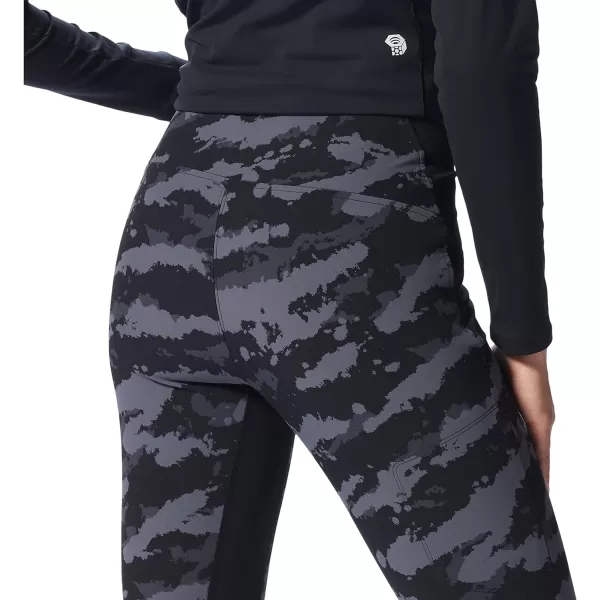 imageMountain Hardwear Womens Chockstone Tight for Climbing Backpacking Hiking and GymBlack Paintstrokes Print