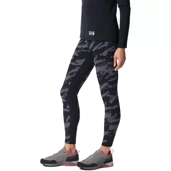 imageMountain Hardwear Womens Chockstone Tight for Climbing Backpacking Hiking and GymBlack Paintstrokes Print