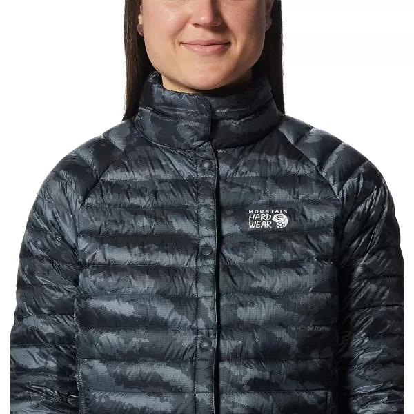 imageMountain Hardwear Womens Ghost Whisperer Snap JacketBlack Paintstrokes Print