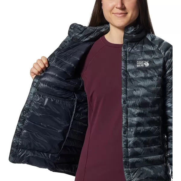 imageMountain Hardwear Womens Ghost Whisperer Snap JacketBlack Paintstrokes Print