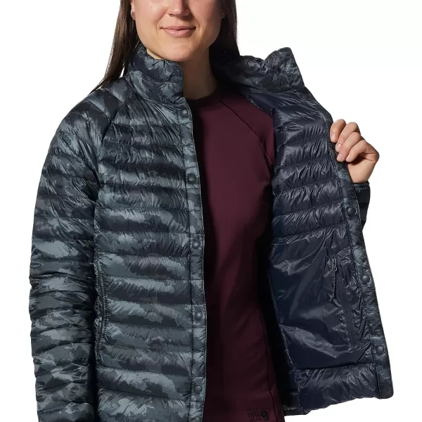 imageMountain Hardwear Womens Ghost Whisperer Snap JacketBlack Paintstrokes Print