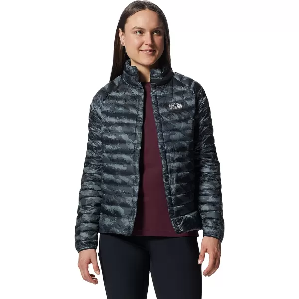 imageMountain Hardwear Womens Ghost Whisperer Snap JacketBlack Paintstrokes Print