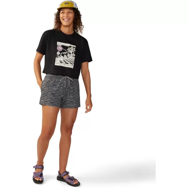 imageMountain Hardwear Womens Graphic Boxy Crop W Short SleeveBlack
