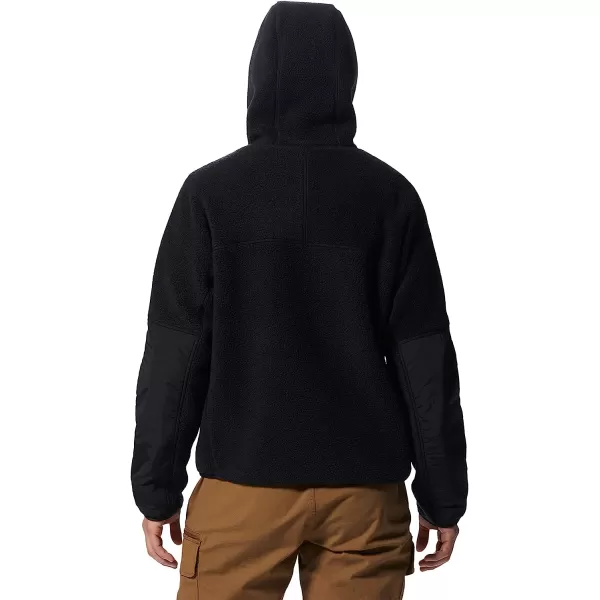 imageMountain Hardwear Womens HiCamp Fleece Full Zip Hoody for Hiking Travel Backpacking and Everyday WearBlack