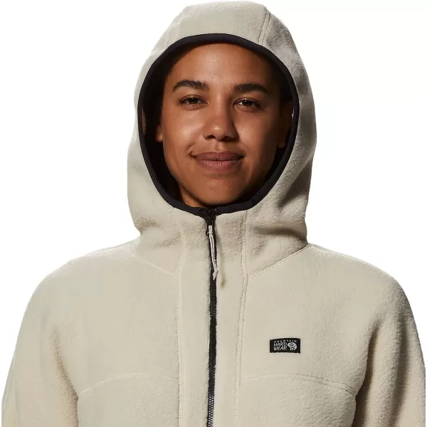 imageMountain Hardwear Womens HiCamp Fleece Full Zip Hoody for Hiking Travel Backpacking and Everyday WearWild Oyster