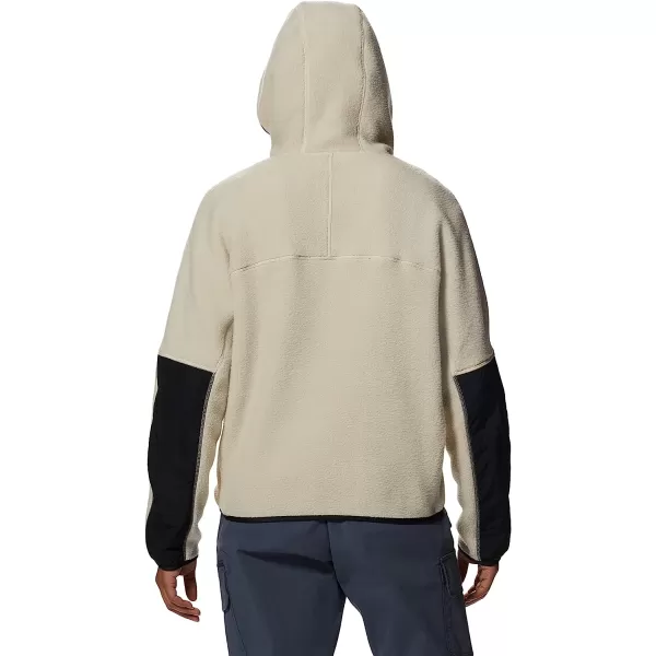 imageMountain Hardwear Womens HiCamp Fleece Full Zip Hoody for Hiking Travel Backpacking and Everyday WearWild Oyster