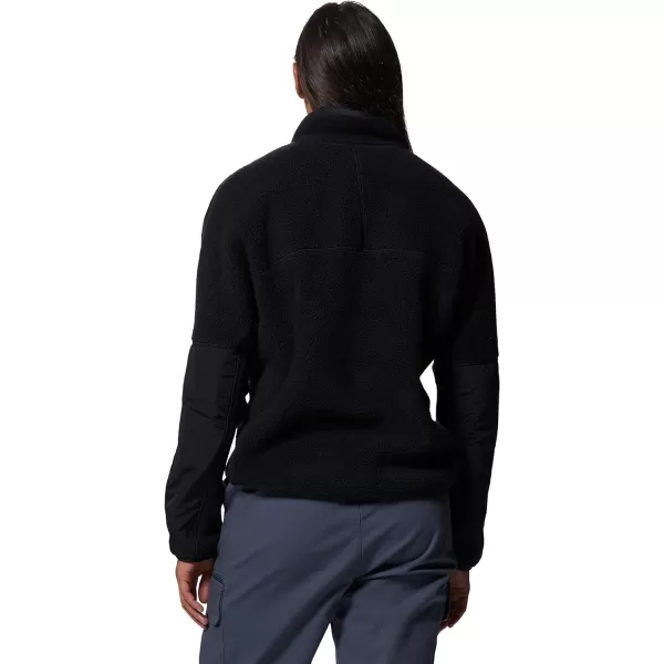 imageMountain Hardwear Womens HiCamp Fleece Pullover for Hiking Travel Backpacking and Everyday WearBlack