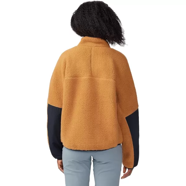 imageMountain Hardwear Womens HiCamp Fleece Pullover for Hiking Travel Backpacking and Everyday WearCopper Clay