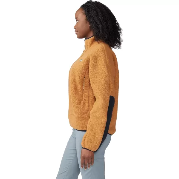 imageMountain Hardwear Womens HiCamp Fleece Pullover for Hiking Travel Backpacking and Everyday WearCopper Clay